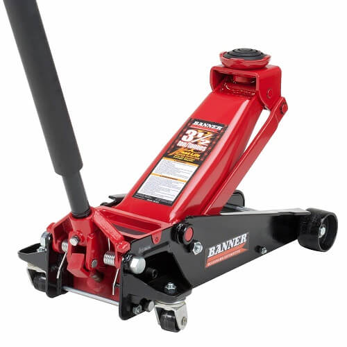3.5 Blackhawk B6350 Black-Red Fast Lift Service Jack